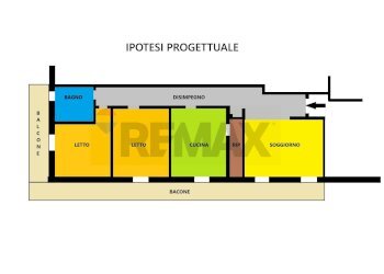 Pianta 2D - Quadrilocale Serra San Bruno - foto 1