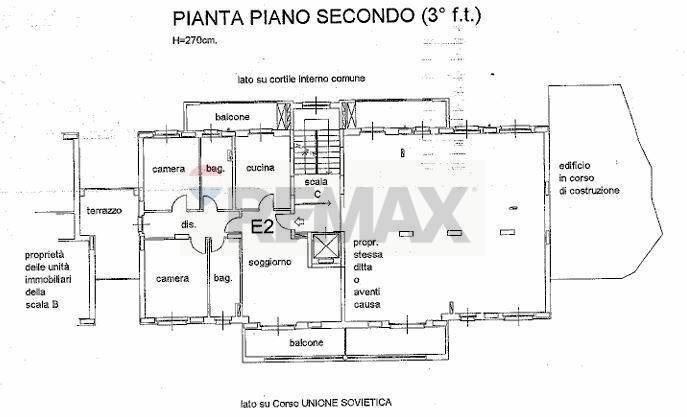 Pianta 2D - Apartment Corso Unione Sovietica
 
342, Torino - floor plans 1