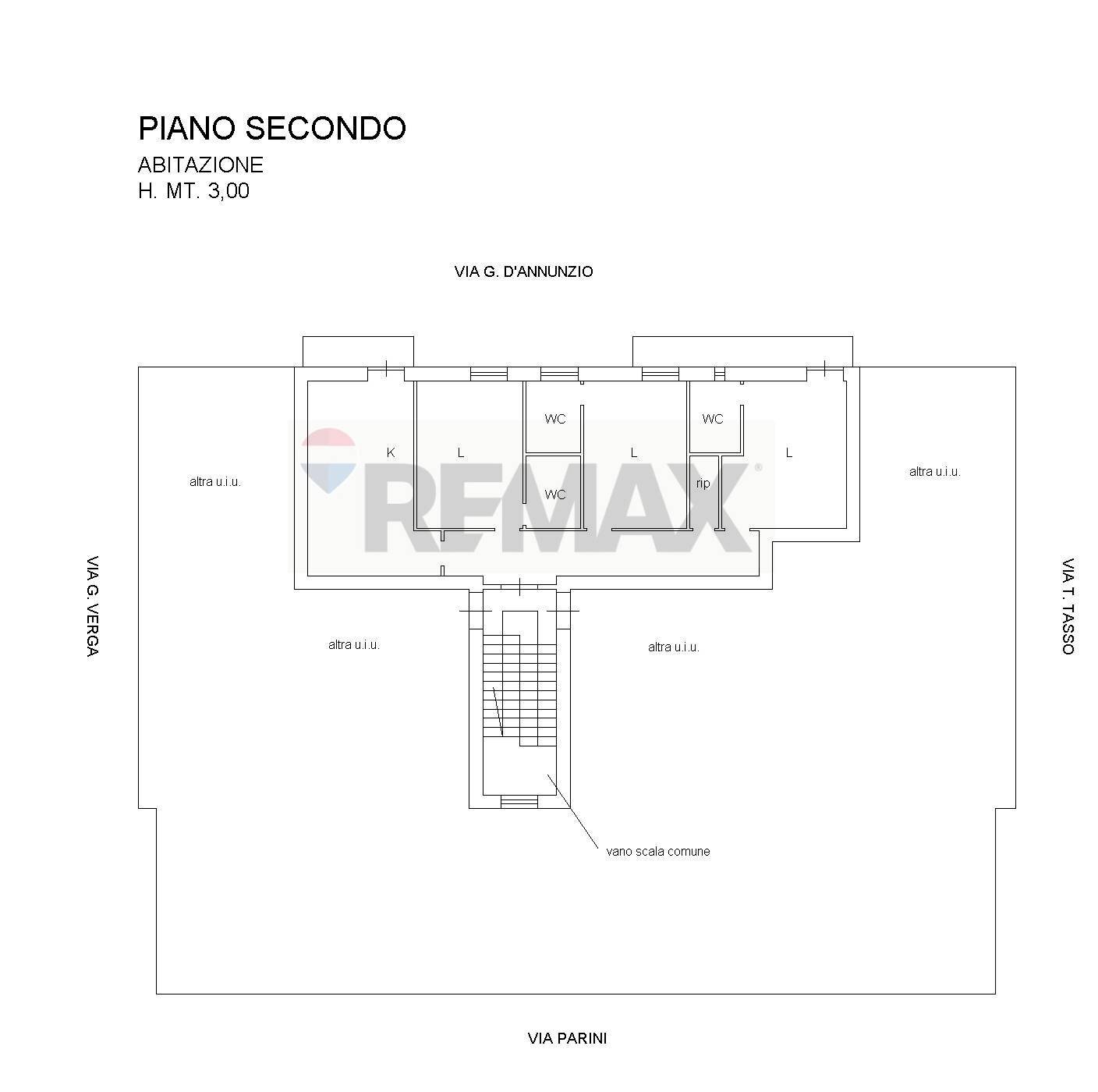 Pianta 2D - Four-room apartment Via Parini
 
4, Vieste - floor plans 1