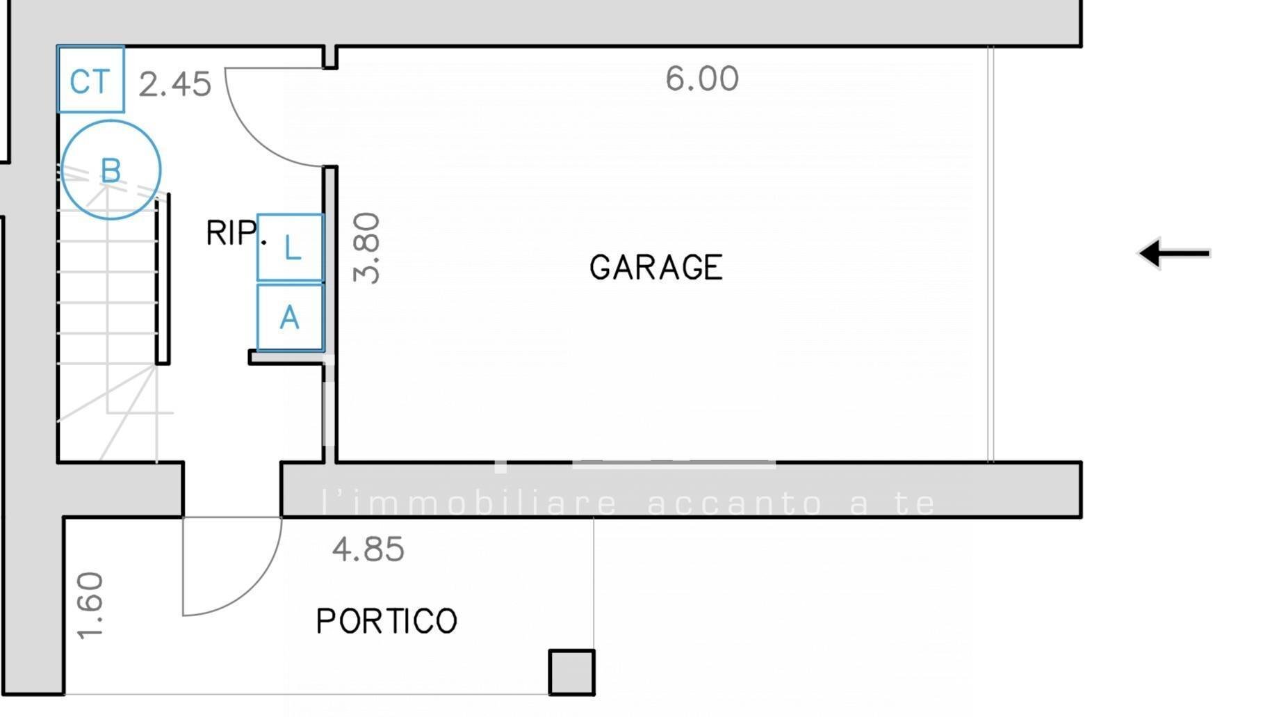 Foto 13 - Trilocale Strada Cornadella, Sacile - planimetria 1