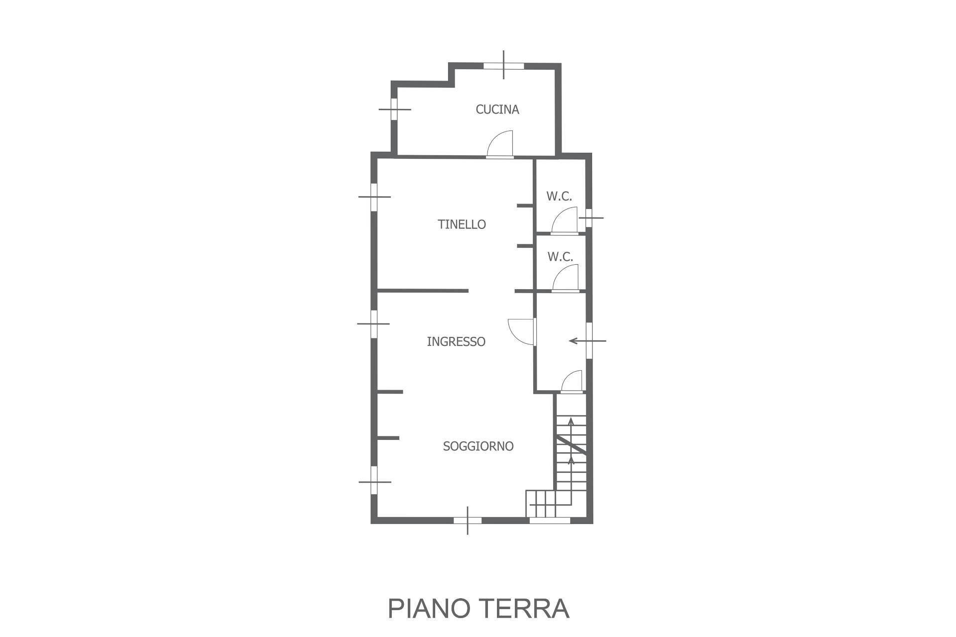 Foto 33 - Villa Viale Trieste
 
134, Pesaro - planimetria 1