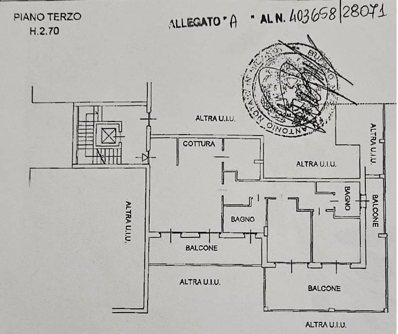 Foto 34 - Trilocale via Della Liberazione
 
20, Senago - planimetria 1