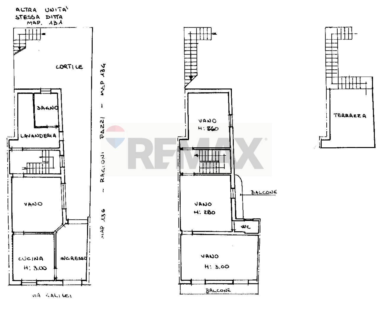 Pianta 2D - Semi-detached house VIA GALILEO GALILEI
 
7, Casalmaggiore - floor plans 1