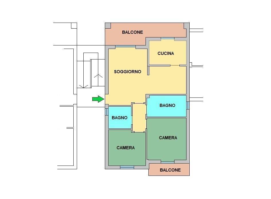 Foto 22 - Three-room apartment via BOLZANO
 
11A, Gemonio - floor plans 1