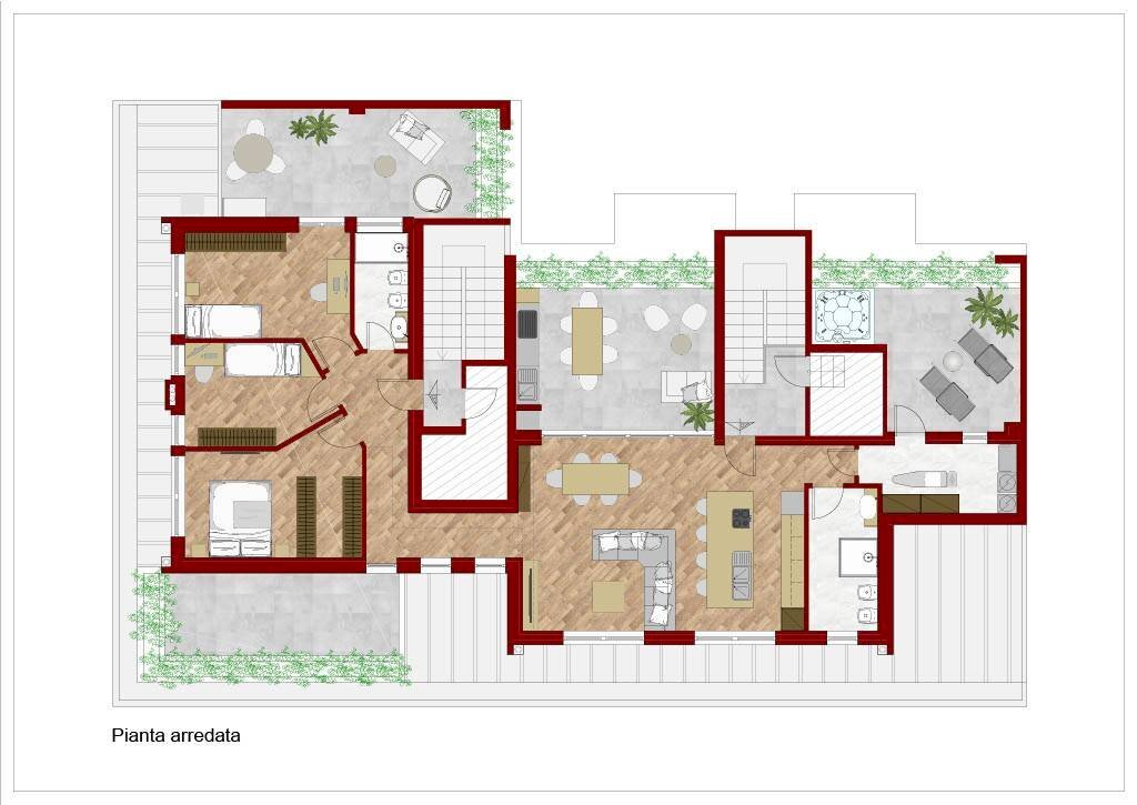 Foto 6 - Attico VIALE TURATI, Lecco - planimetria 1