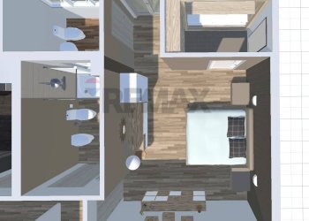 Pianta 3D - Four-room apartment Via Roma
 
104, Modugno - photo 43