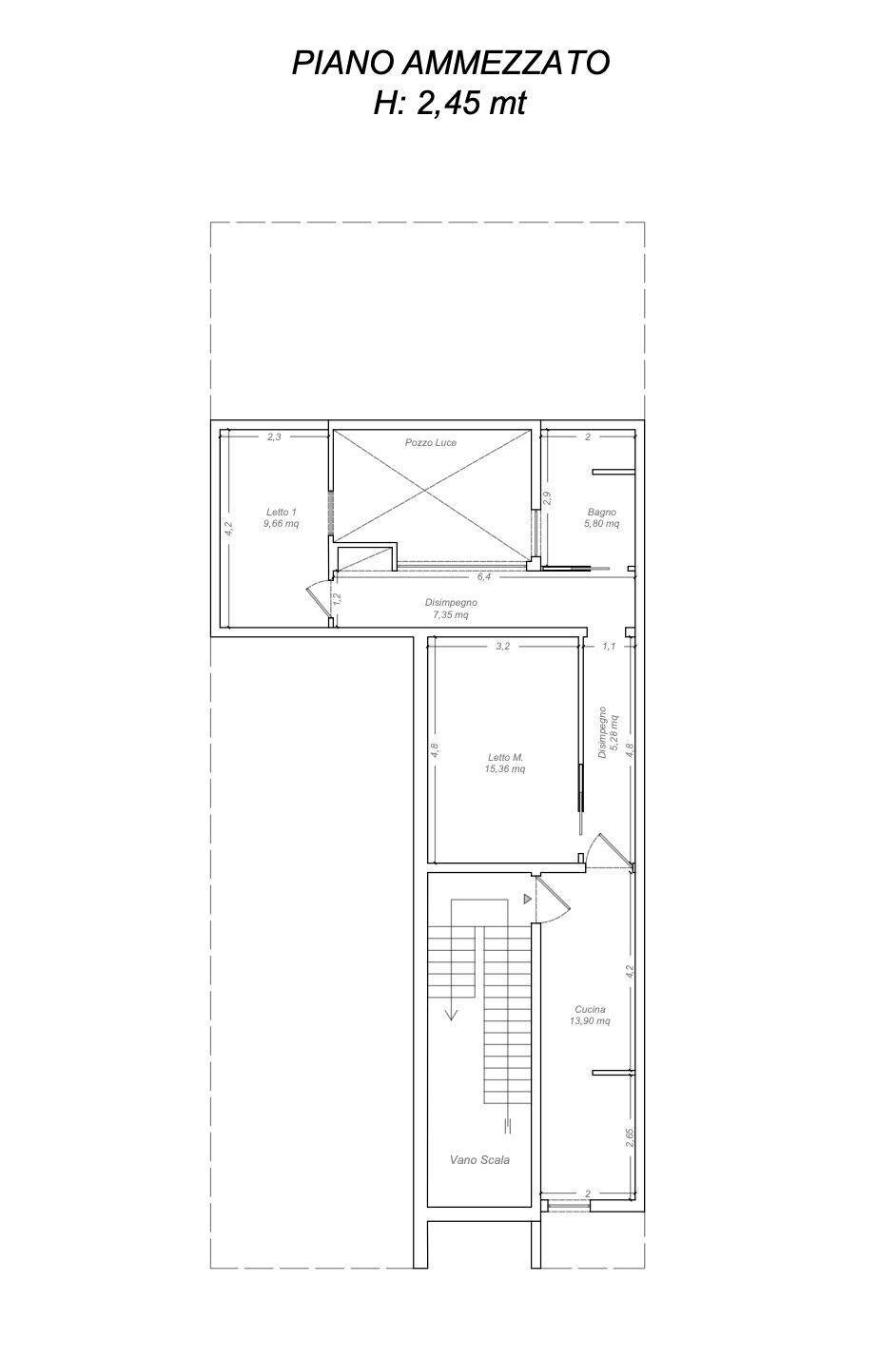 Foto 24 - Three-room apartment Via Luigi Capuana
 
48, Andria - floor plans 1