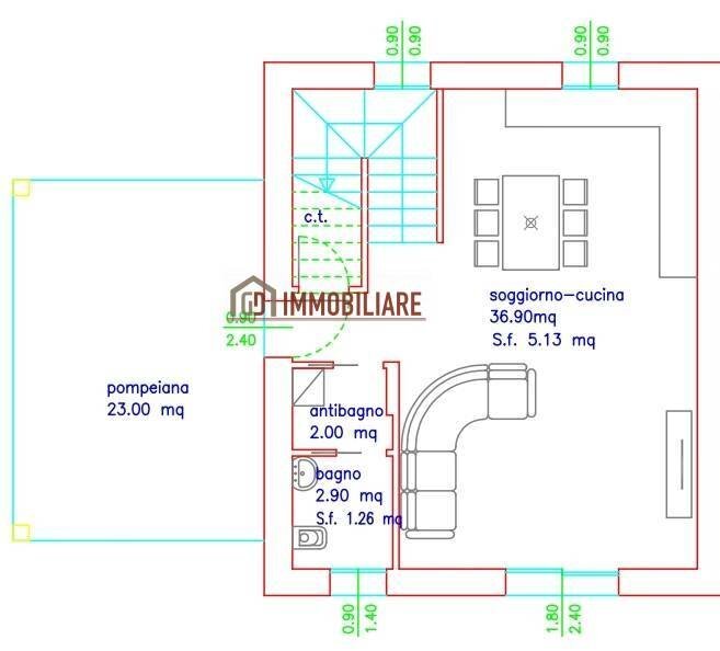Foto 13 - Casa semi indipendente via caldretta, Maser - planimetria 1
