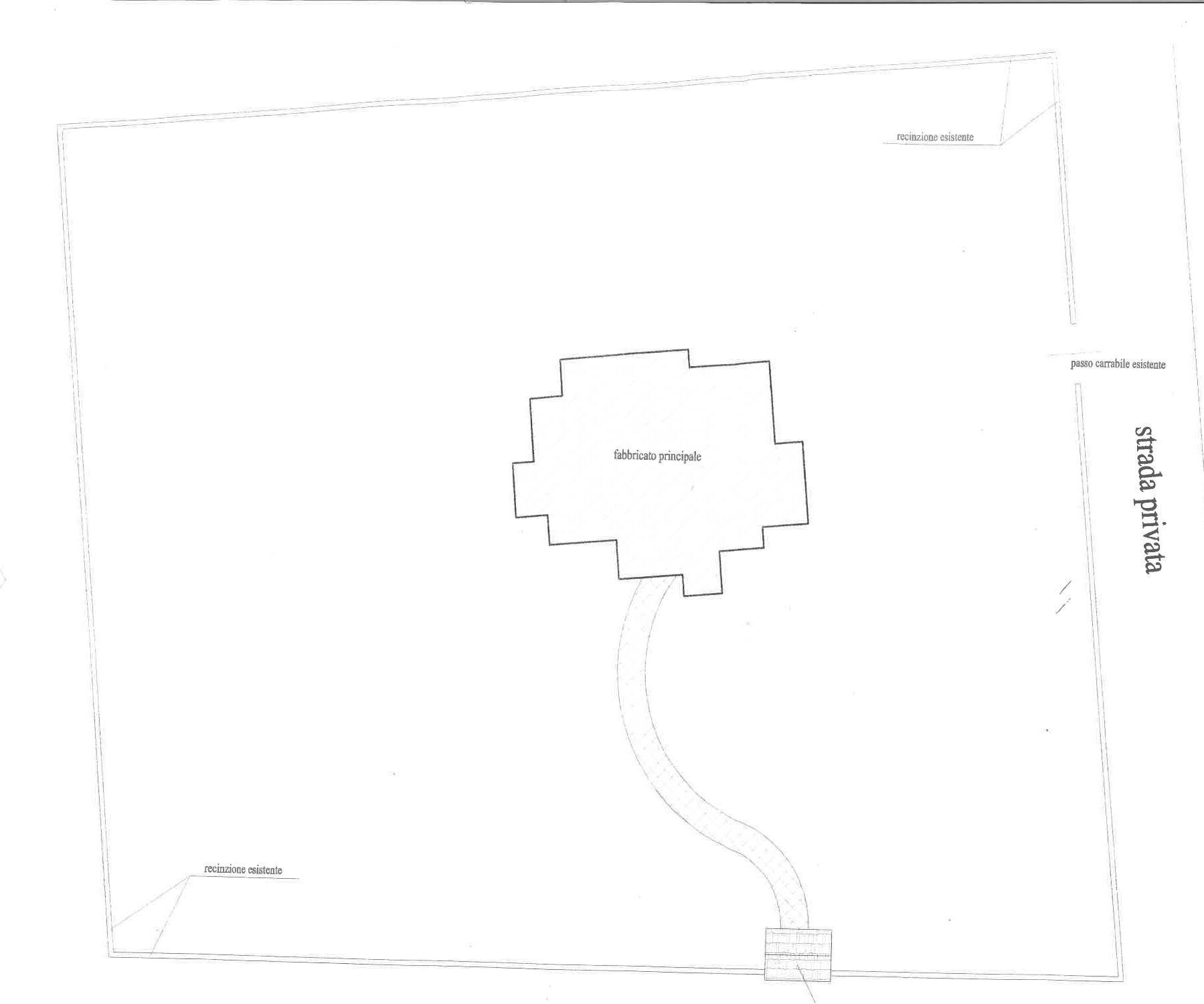 Villa via Trentesima Strada, Fano - planimetria 1