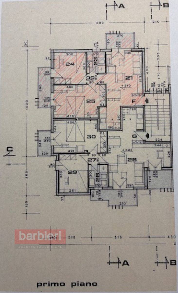 Foto 19 - Trilocale via mercadante, Cervia - planimetria 1