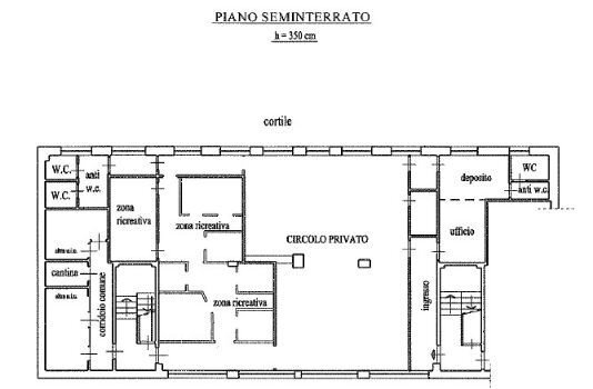 Shop corso Benedetto Croce, 38/4, Torino (neighborhood Lingotto) - floor plans 1