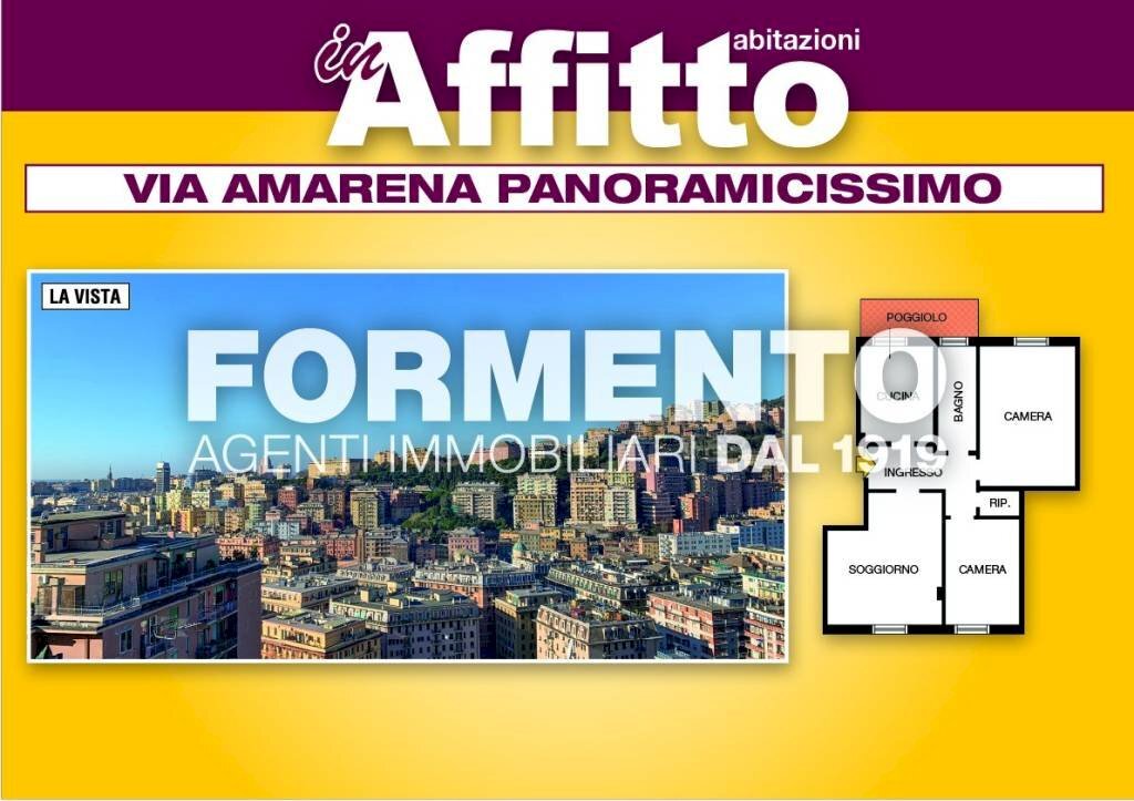 Planimetria - Appartamento via Giovanni Amarena, 14A, Genova (zona Marassi) - foto 1