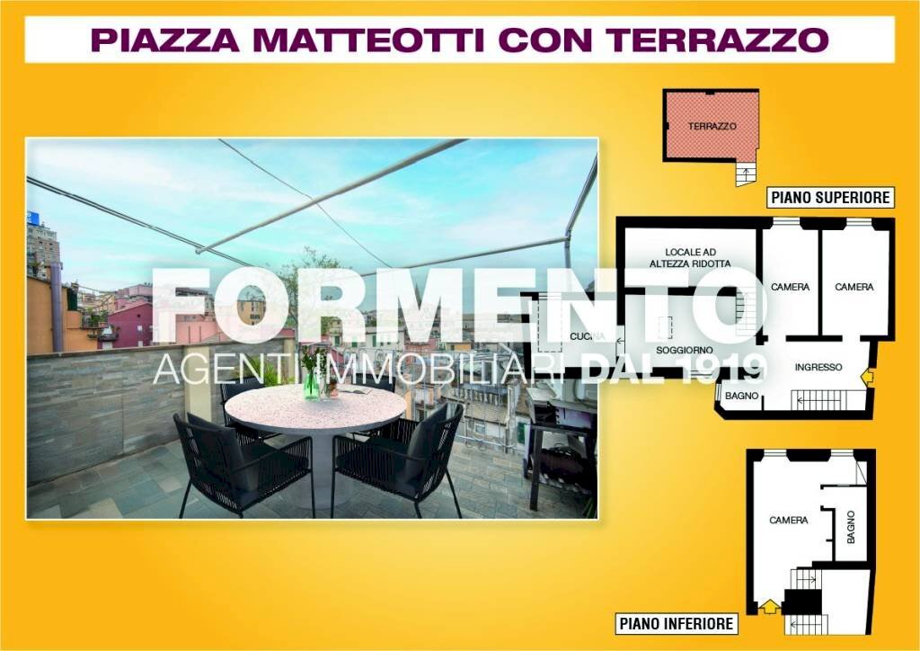 Planimetria - Attico piazza Giacomo Matteotti, Genova - foto 1