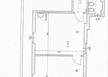 Planimetria - Ufficio via Giuseppe Garibaldi, Bollate - foto 1