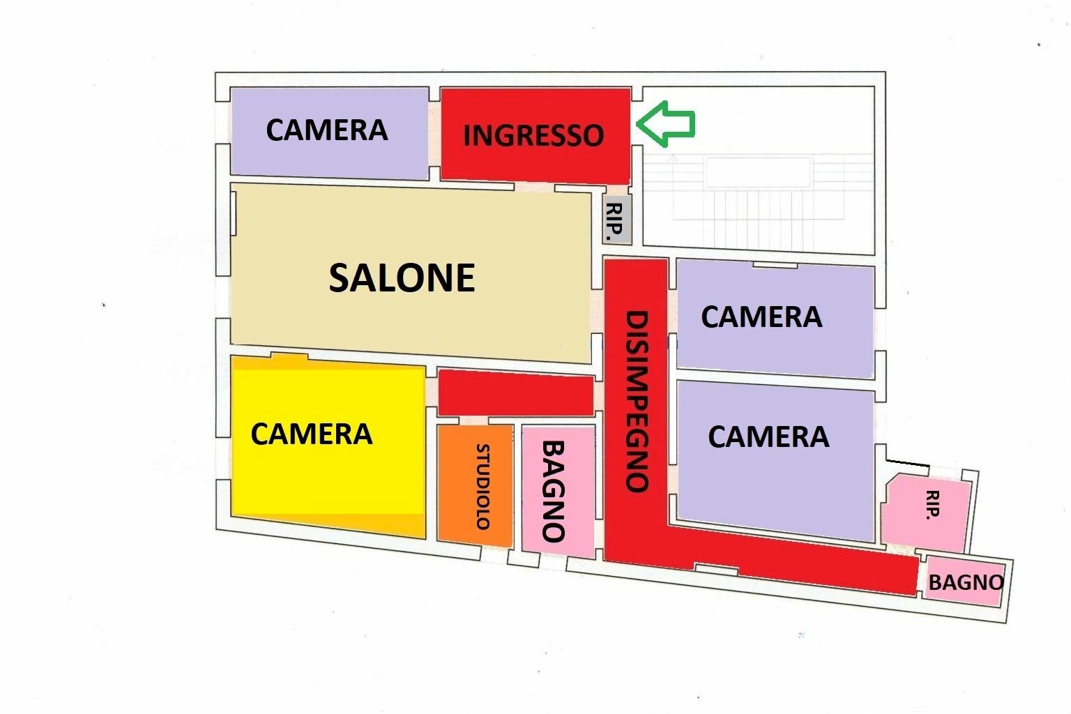 Ufficio Bologna (zona Centro Storico) - planimetria 1