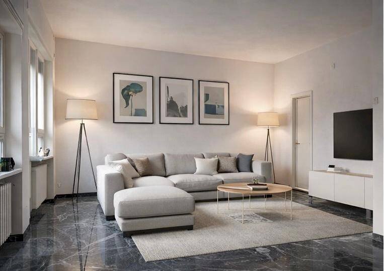 Salone - Appartamento piazza Europa, Cuneo (zona Centro) - foto 1