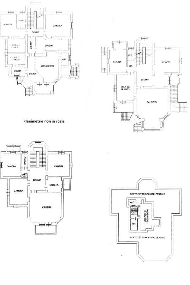 Villa Località Variglie, Asti - planimetria 1