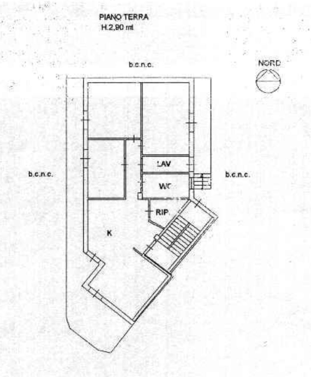 Quadrilocale via Spirito Santo, 75, Aci Sant'Antonio - planimetria 1