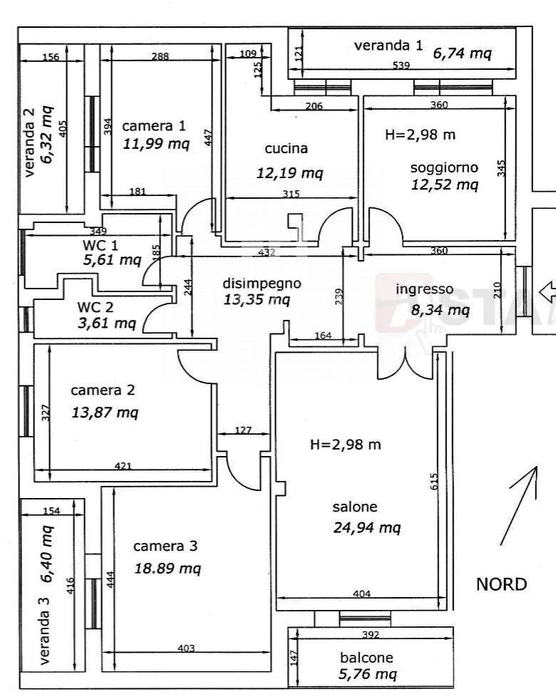Foto 20 - Appartamento Via Monsignor Bologna
 
55, Campobasso - planimetria 1