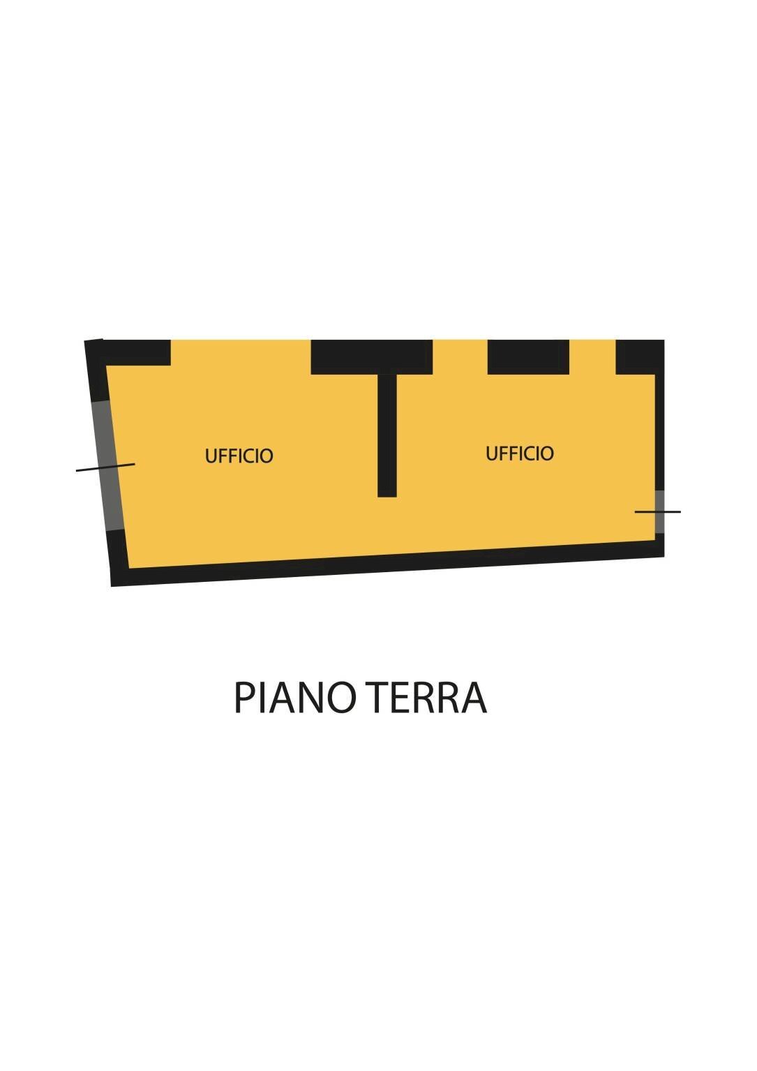 Office via Luigi Graziani, Bagnacavallo - floor plans 1