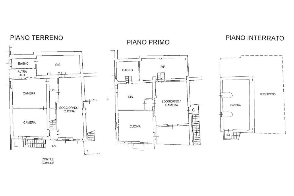 Casa semi indipendente Tetti Trinità, Montaldo Torinese - planimetria 1