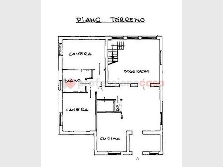 Villa via Cardonata, San Secondo di Pinerolo - planimetria 1