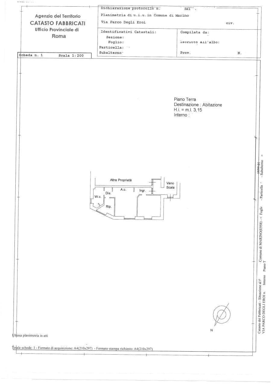 SKM_C250i26011911180.jpg - Quadrilocale Via Parco degli Eroi, Marino - planimetria 1