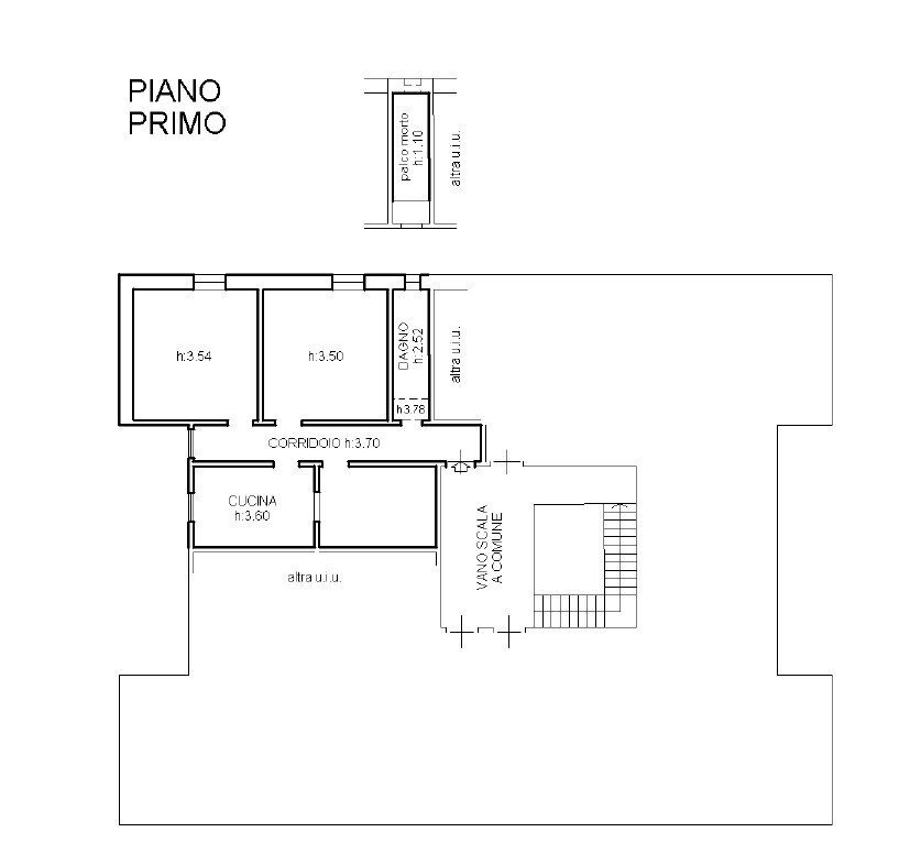 Planimetria casa.jpg - Three-room apartment Via della Torre, Firenze - floor plans 1