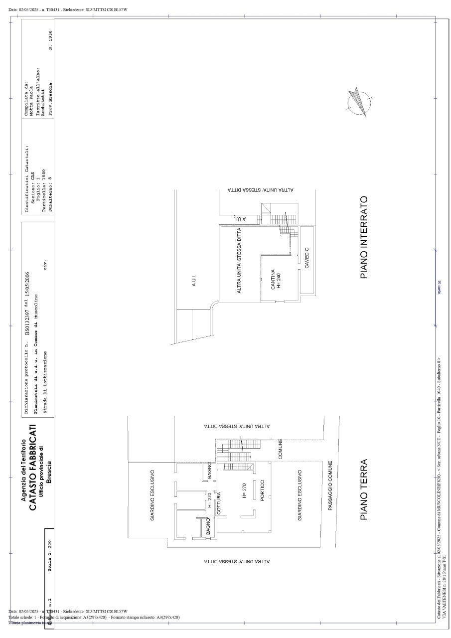 PLN_222505223_1_page-0001.jpg - Four-room apartment Via Valtenesi, Muscoline - floor plans 1