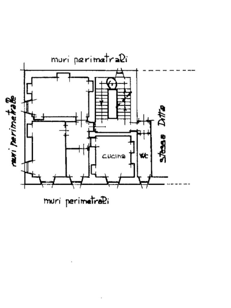 Quadrilocale Via San Antonio, Molini di Triora - planimetria 1