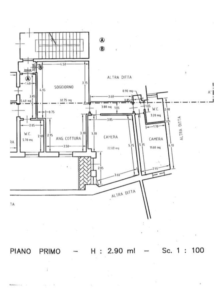 Appartamento Piazza Spinola, Taggia - planimetria 1