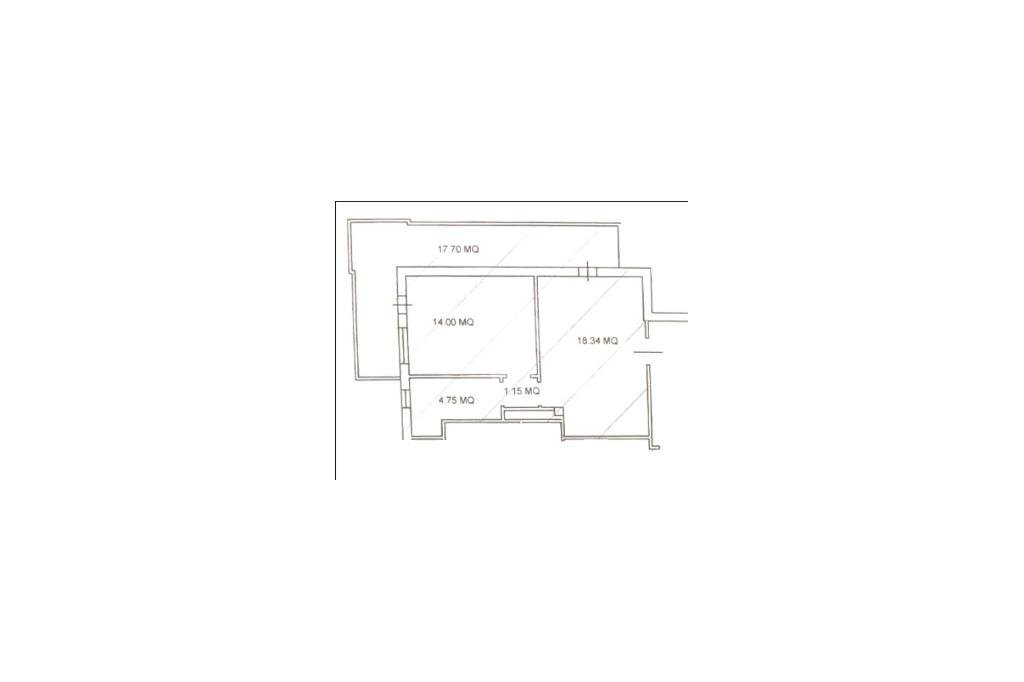 Two-room apartment Via Portogallo, Rimini - floor plans 1