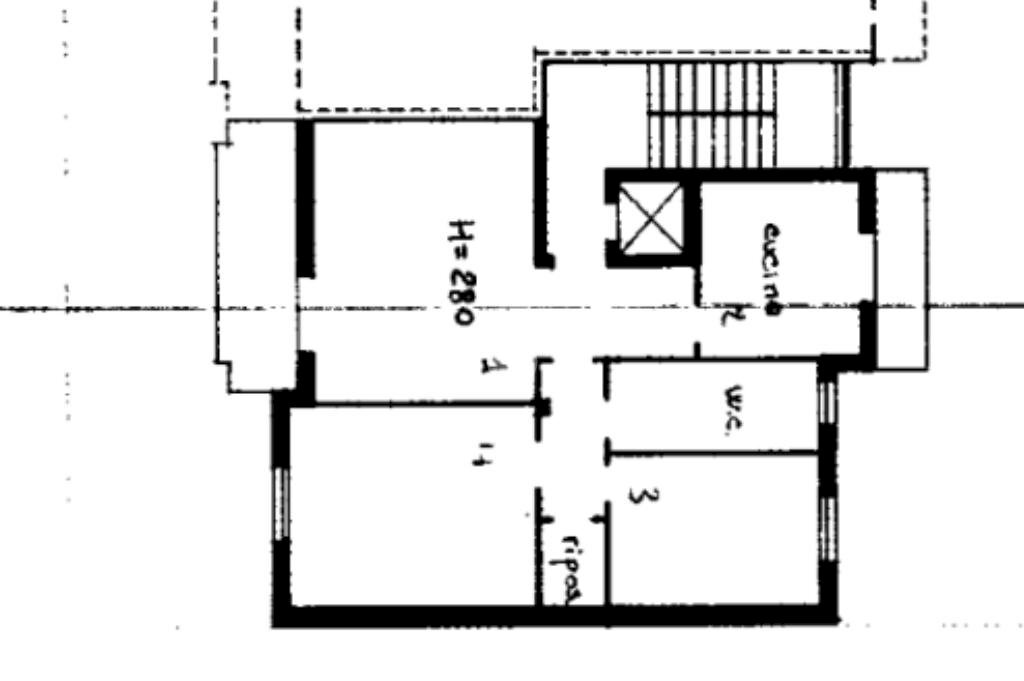 Trilocale Via XXIII Marzo 1849, Novara - planimetria 1