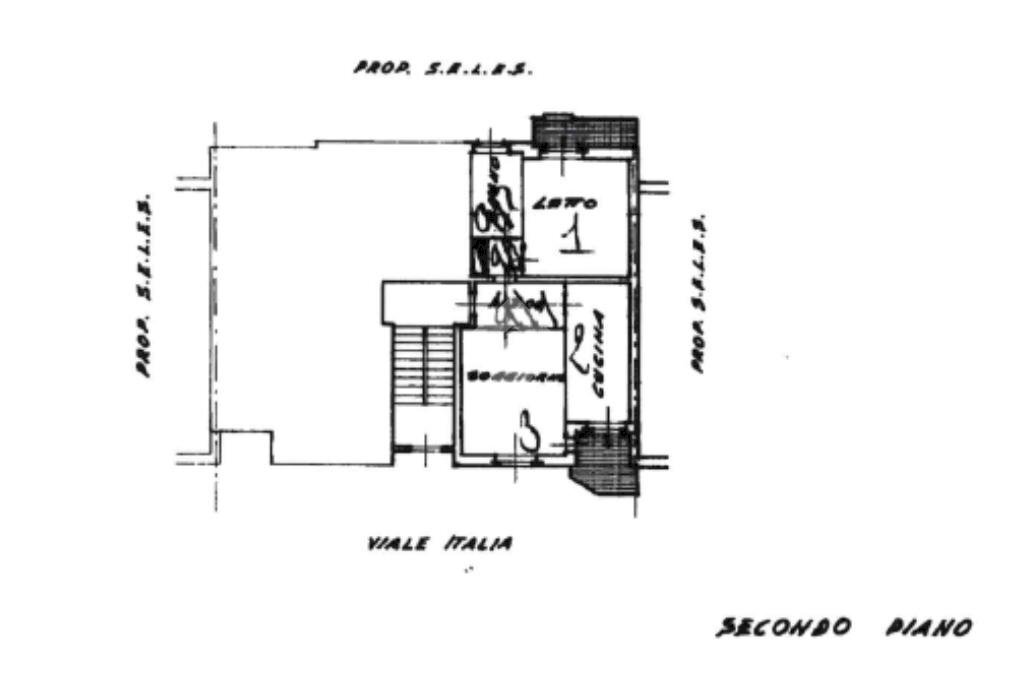 Two-room apartment Viale Italia, Lainate - floor plans 1
