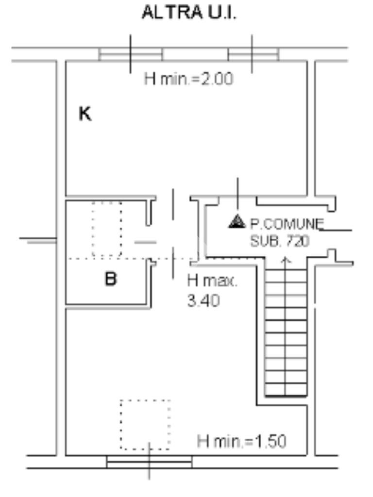Bilocale via Silvio Pellico, Settimo Milanese - planimetria 1