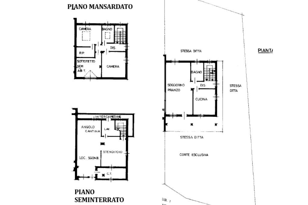 Porzione di casa Viale dei Tigli, Avigliana - planimetria 1