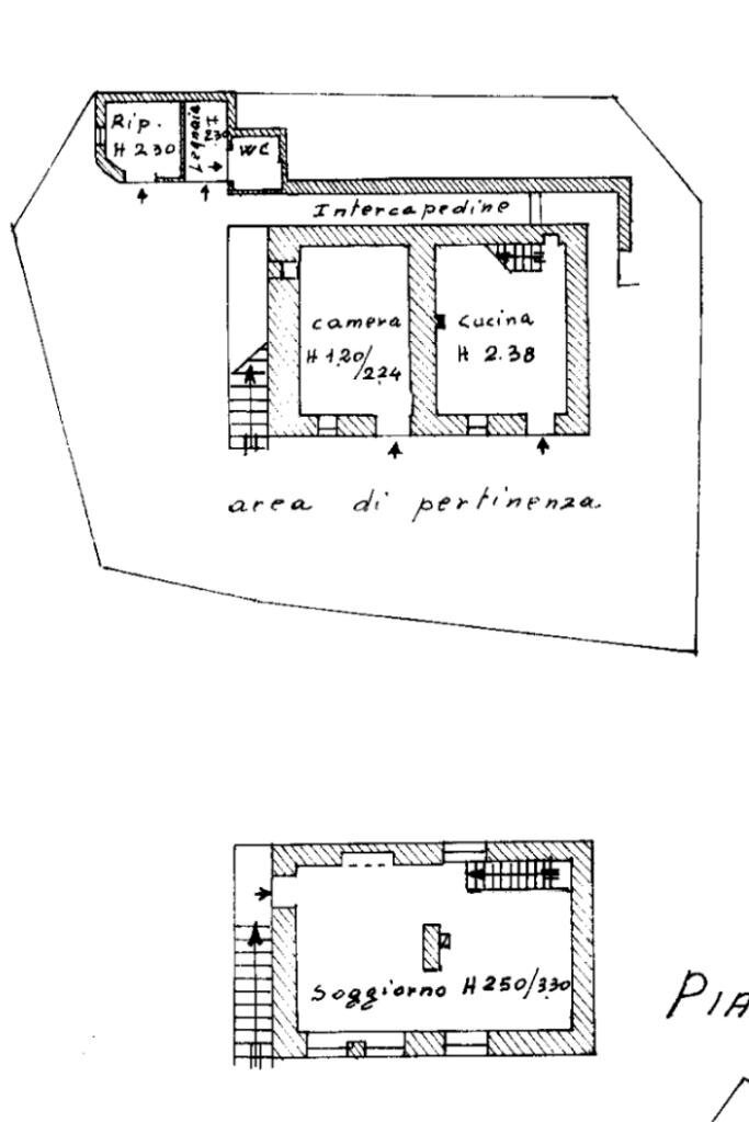 Rustico Frazione Bariola, Campiglia Cervo - planimetria 1