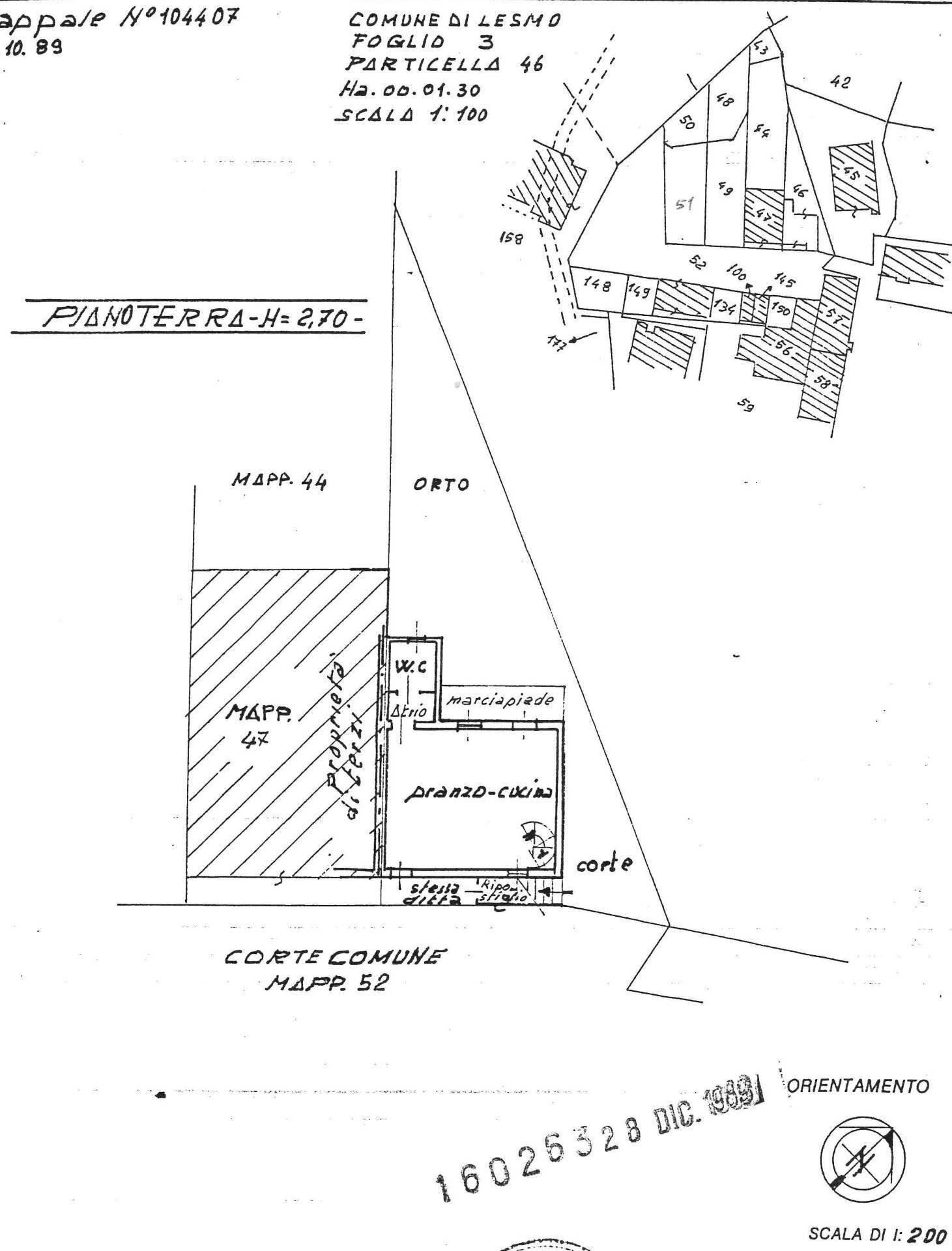 Foto 27 - Bilocale via lambro
 
20', Lesmo - planimetria 1
