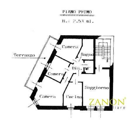 Foto 34 - Appartamento Via Roma, Gradisca d'Isonzo - planimetria 1