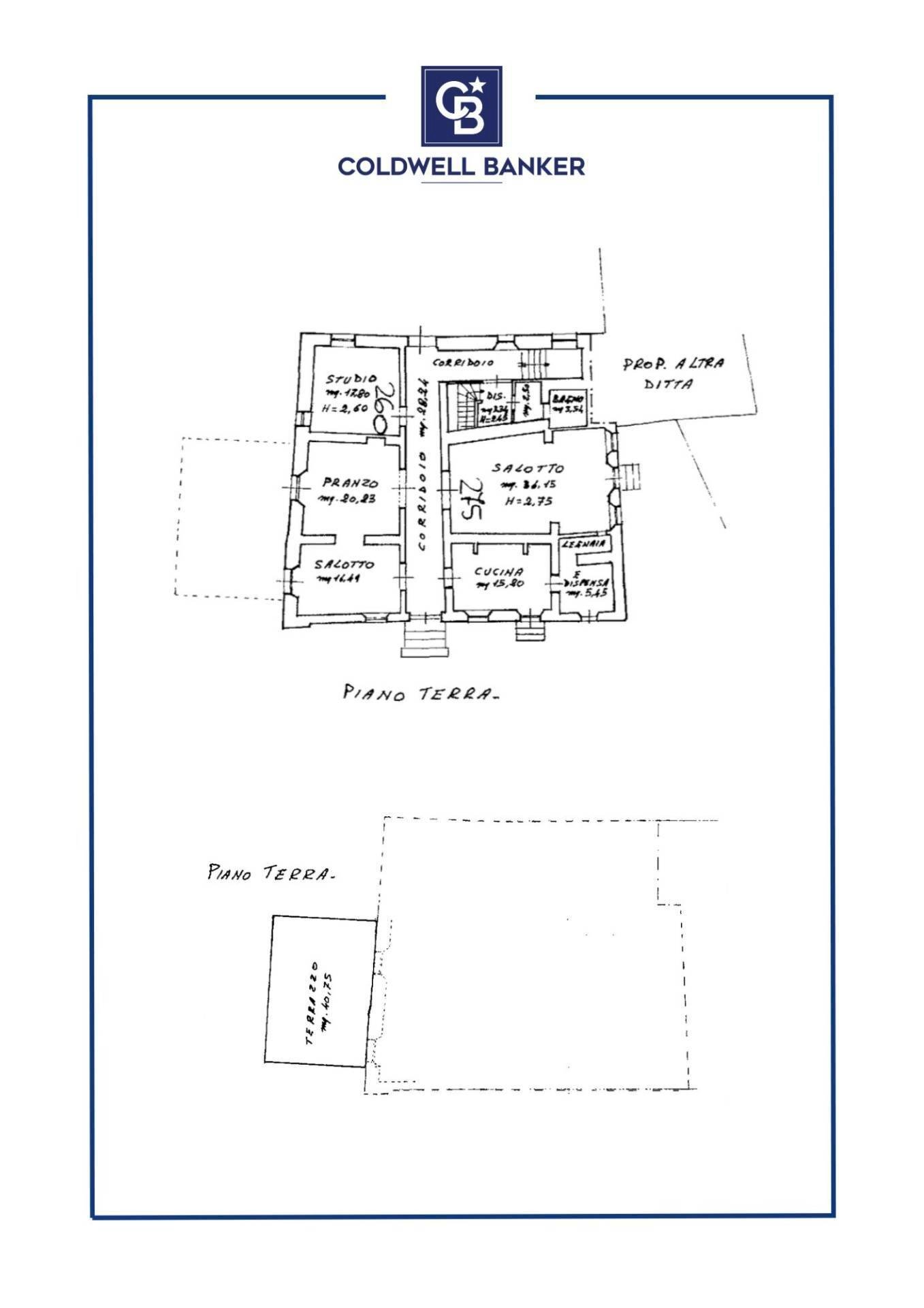 Foto 77 - Villa Covignano, Rimini - planimetria 1