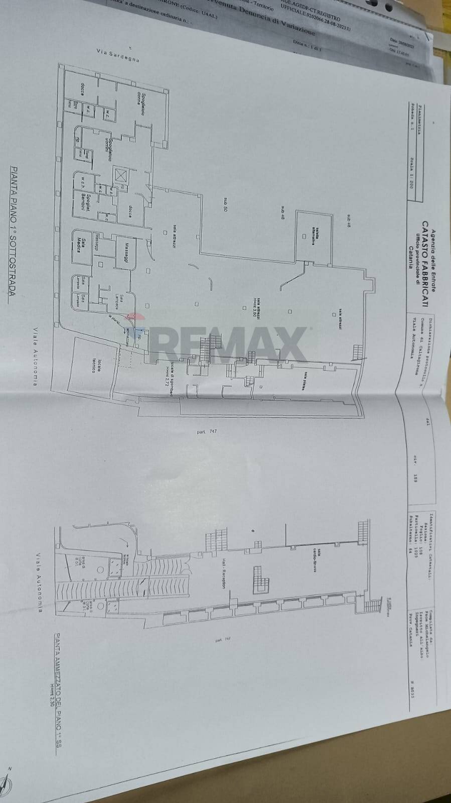 Pianta 2D - Locale Commerciale Viale Autonomia
 
159, Caltagirone - foto 3