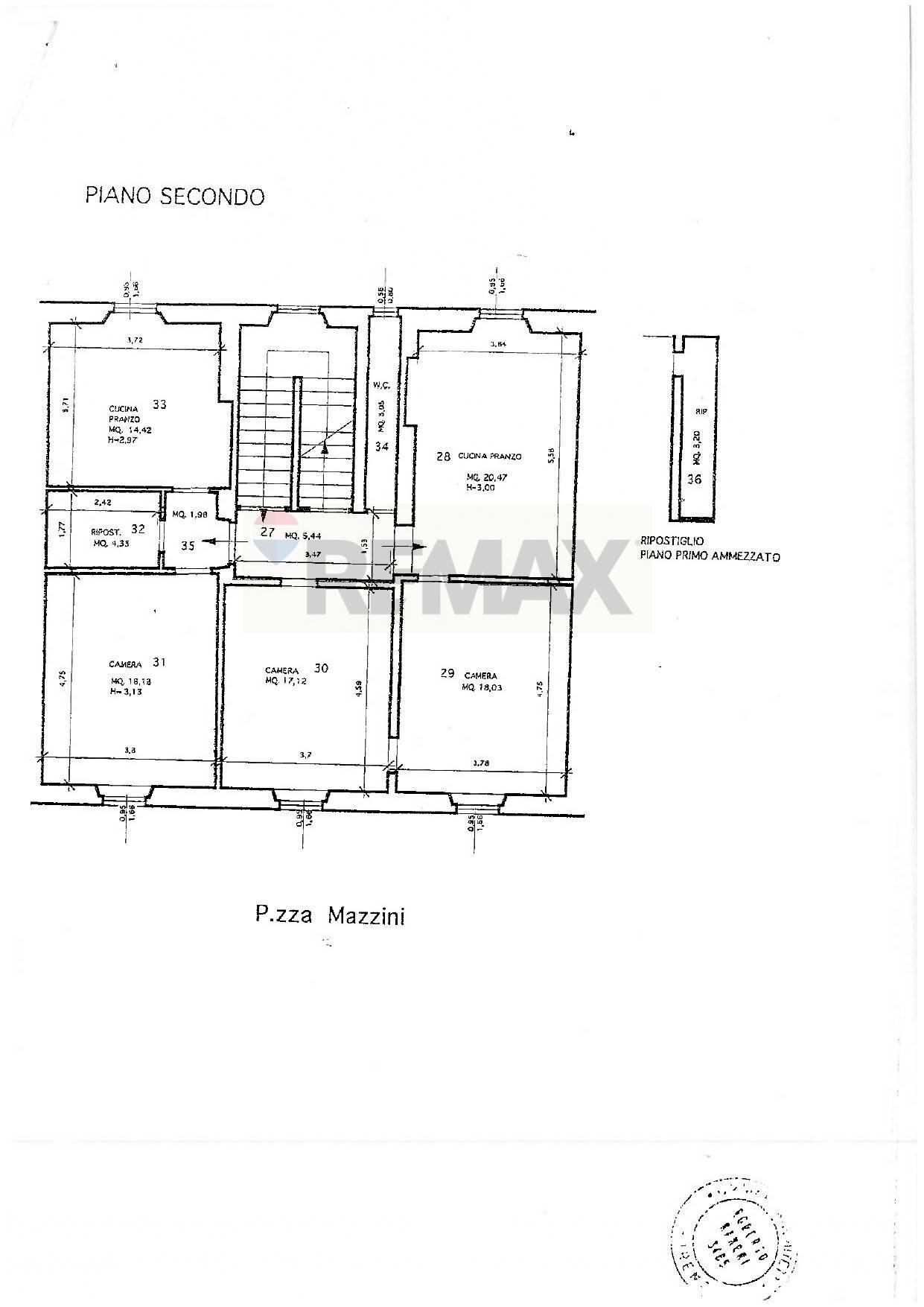 Pianta 2D - Apartment PIAZZA MAZZINI
 
21, Pratovecchio Stia - floor plans 1
