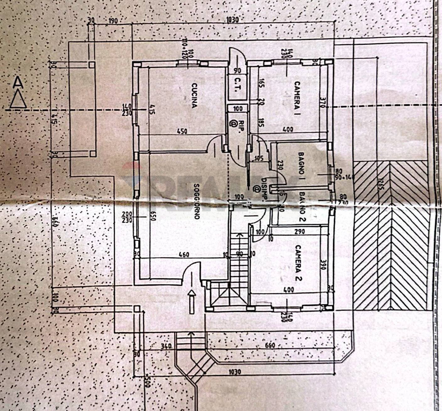 Pianta 2D - Casa indipendente San Didero - planimetria 1