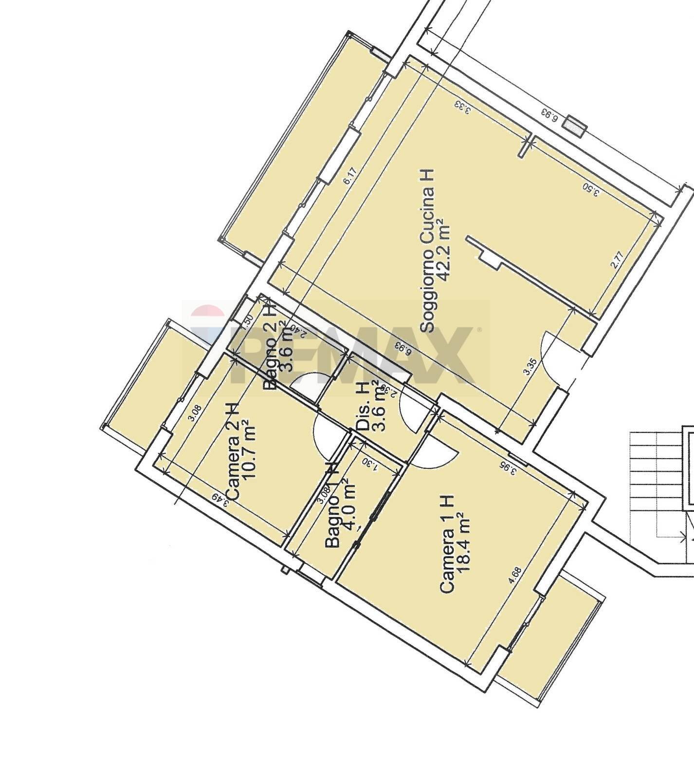 Pianta 2D - Four-room apartment VIA SICILIA
 
SNC, Siracusa - floor plans 1