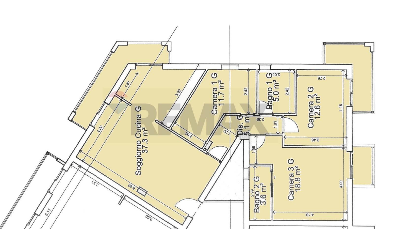 Pianta 2D - Quadrilocale VIA SICILIA
 
SNC, Siracusa - planimetria 1