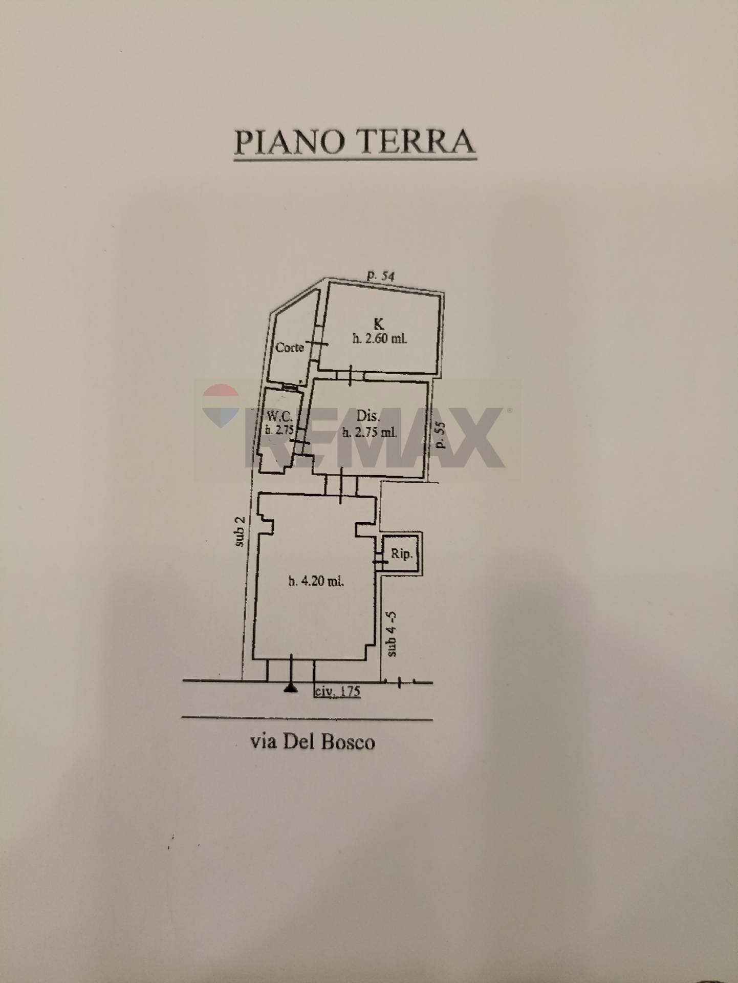 Pianta 2D - Casa indipendente via del bosco
 
175, Catania - planimetria 1