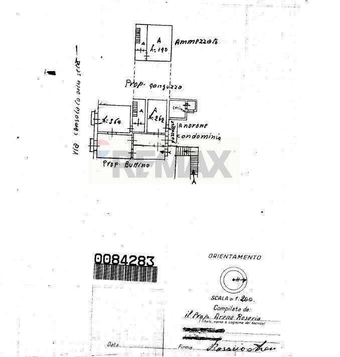 Pianta 2D - Four-room apartment via Giuseppe Garibaldi
 
97, Catania - floor plans 1