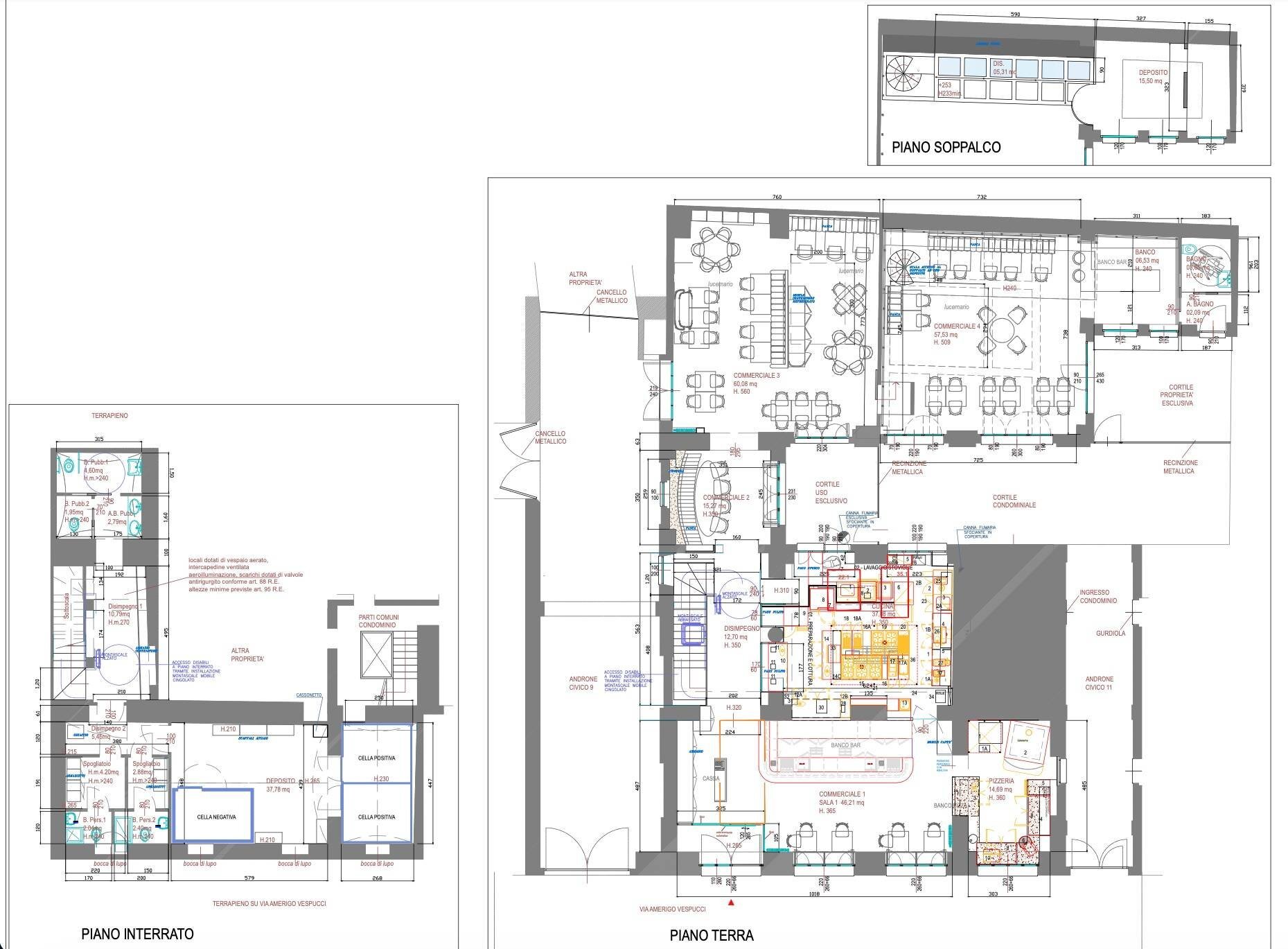 Foto 14 - Shop Piazzale Principessa Clotilde, Milano - floor plans 1