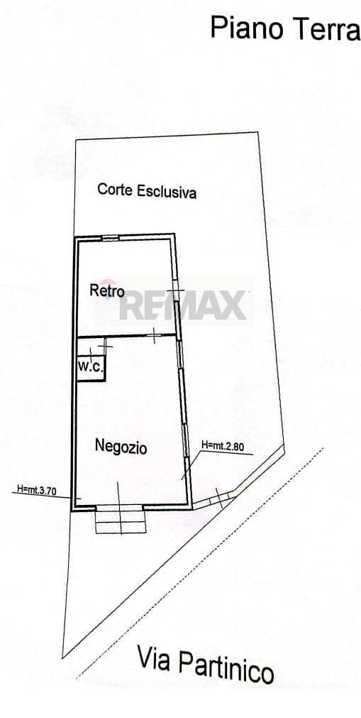 Pianta 2D - Locale Commerciale Via Partinico
 
snc, Terrasini - planimetria 1