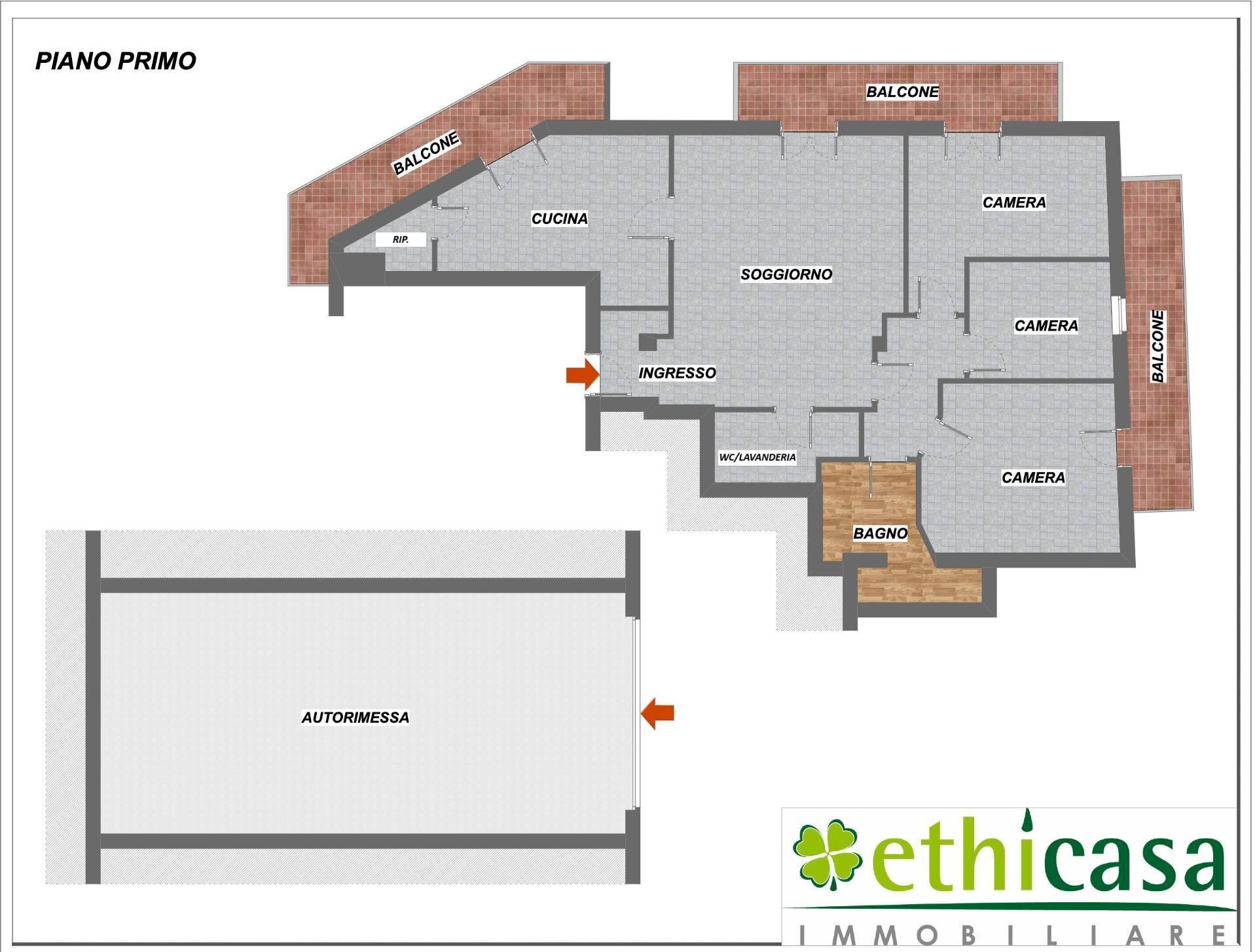 Foto 23 - Four-room apartment Via Zelasco, Dalmine - floor plans 1